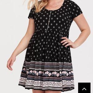 Plus Size Torrid babydoll mini dress